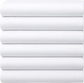 GOLD TEXTILES King Flat Sheet 6 Pack – Brushed Microfiber Top Sheets by GOLDTEXTILES