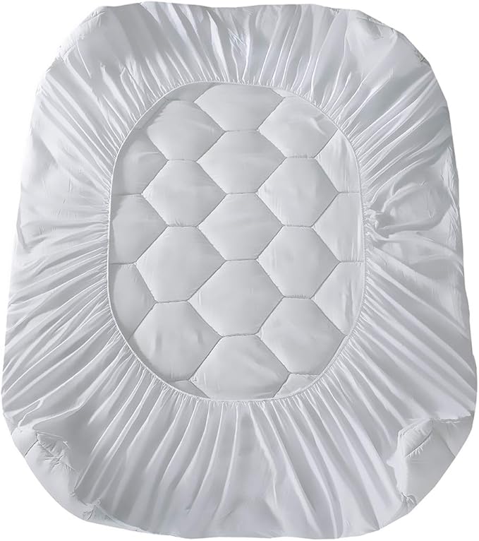 Twin Mattress Pad, 8-21" Deep Pocket Protector Ultra Soft Quilted Fitted Topper - Image 6