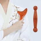 Honbay 2PCS Reflexology Tools Wood Body Massage Tools Triangle Massager Wooden - Image 3