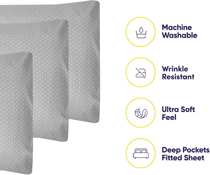 Sweet Home Collection 4 Piece 1500 Thread Count Brushed Microfiber Deep Pocket - Image 3