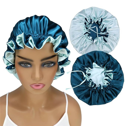 Adjustable Silk Satin Bonnet Hair Care Caps by Sugarmelon