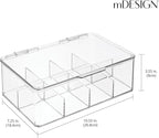 mDesign Plastic Divided First Aid Storage Box Kit - Image 4