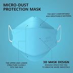 LEVENIS KN95 Face Masks 50 Pack, Breathable Comfortable and Disposable KN95 Mask - Image 2