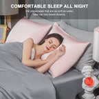 Mulberry Silk Pillowcase for Hair and Skin, King Size Cooling Silk Pillow Case - Image 4