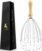 USAGA 32 Fingers Head Massager, Head Scratcher Scalp Massager, Stocking by USAGA