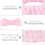 6 Pcs Fluffy Spa Headbands - Image 6
