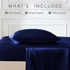 FreshCulture Satin Sheets Twin XL Bed Set - Image 3
