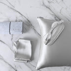 DISANGNI Silk Indulgence Set: Premium 22 Momme Mulberry Silk Pillowcase & Eye by DISANGNI