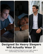 Vibrating Alarm Clock Watch for Heavy Sleepers, Silent Wake Up Bracelet & Smart - Image 4