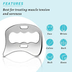 Stainless Steel Gua Sha Muscle Scraper Tool, Myofascial Scraping Tools - Image 4
