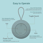 Portable Baby Sound Machine 15 Hours Battery Life, Registry Gift, Clips on Baby - Image 6