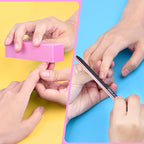 TsMADDTs Nail Files and Buffers, Professional Manicure Tools Kit Rectangular - Image 7