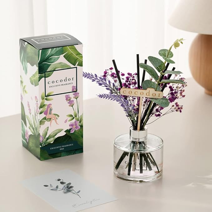 COCODOR Lavender Reed Diffuser/Black Cherry / 6.7oz / 1 Pack/Home Decor & - Image 6
