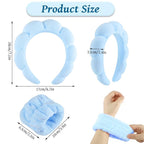WSICSE Sponge Spa Headband for Washing Face - Image 2