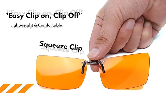 Vyzia Clip On Blue Light Blocking Glasses - Image 5