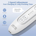 PELCAS Electric Nail File, 5 Speeds Manicure and Pedicure Kit, Cordless Nail - Image 7