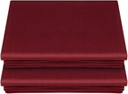 Lirex 2-Pack Queen Size Flat Sheet Set, Ultra-Soft Brushed 1800 Microfiber by Lirex