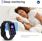Fitness Trackers, Blood Oxygen Heart Rate Sleep Monitor, 1.47‘’ OLED Display - Image 5