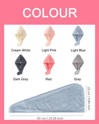 Lumimi Bath Pre Dry Hair Towel 2 Pack - Image 7