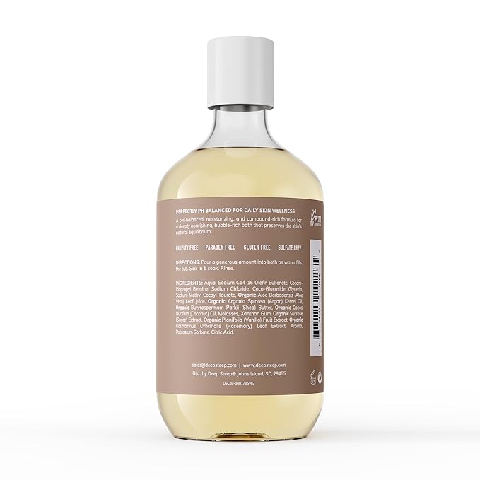 Deep Steep Brown Sugar Vanilla Bubble Bath - Image 3