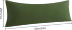 NTBAY Body Pillow Cases Set of 2, 2 Pack Brushed Microfiber 20x54 Pillow Cases - Image 4