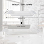 Bath Tub Tray - Stretchable, Strong Load-Bearing, Anti-Slip Design - Ultimate - Image 6