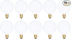 Simba Lighting Small Globe G16.5 Round Bulb 25W E12 Candelabra Base by SimbaLighting