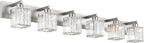 Aipsun Brushed Nickel Bathroom Light Fixtures 6 Light Vanity Lighting Fixture by Aipsun
