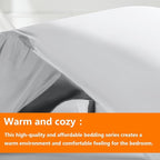 Light Grey Twin Size Comforter Set - Image 2