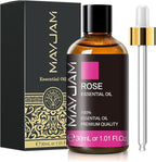Rose Essential Oil 30ML/ 1.01FL.OZ, MAYJAM Pure Aromatherapy Rose Oil - Image 2