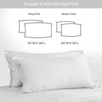 Pillow Cases King Size Set of 2 Pillowcases 100% Viscose from Bamboo Cooling - Image 6