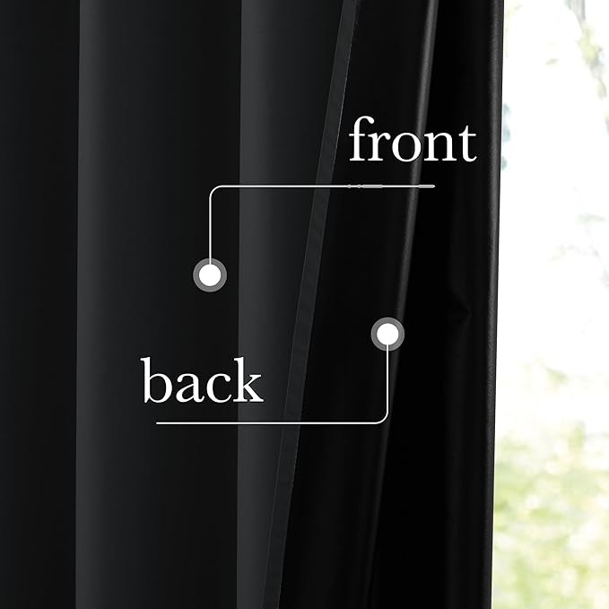 NICETOWN Full Blackout Curtains 96 inch Long - Image 4