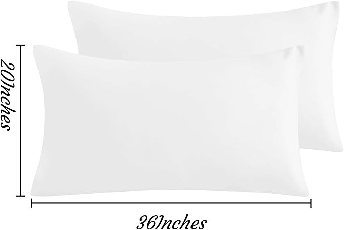NTBAY King Pillow Cases Set of 2, 2 Pack Brushed Microfiber 20x36 Pillow Cases - Image 6