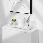 Luxspire Bathroom Vanity Tray, Resin Toilet Tank Tray, Kitchen Trays, Marble - Image 3