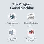 Yogasleep Dohm Uno 2 Pack White Noise Sound Machine, Real Fan Inside - Image 2