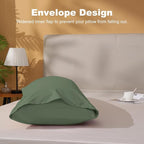 DOWNSTORIA Body Pillow Cover, Ultra Soft Microfiber Long Pillowcase, Envelope - Image 3
