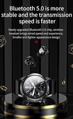 Smart Watch with Earbuds, 2 in 1 Bluetooth Smartwatch - Image 6