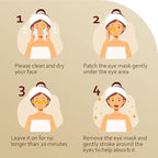 Taimand Under Eye Patches, 24K Gold Under Eye Mask - Image 5