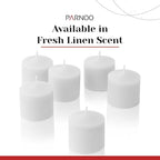 Fresh Linen Scented Votive Candles, Scented 10 Hour Burn Time - Image 7
