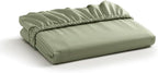 Linen Home 100% Cotton Percale Weave Fitted Sheet, King Size, 1 Deep Pocket by LINENHOME