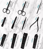 MINKINH Manicure Set Professional Nail Clipper Kit-26 Pieces Stainless Steel - Image 6