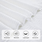 8 Piece Bath Towel Set-2 Oversized Bath Sheets, 2 Hand Towels, 4 - Image 9