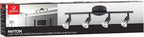 Globe Electric 59354 Payton 4-Light Track Lighting, Matte Black - Image 9