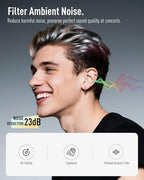 Hearprotek Concert Ear Plugs, 2 Pairs High Fidelity Musician Ear Plugs - Image 3