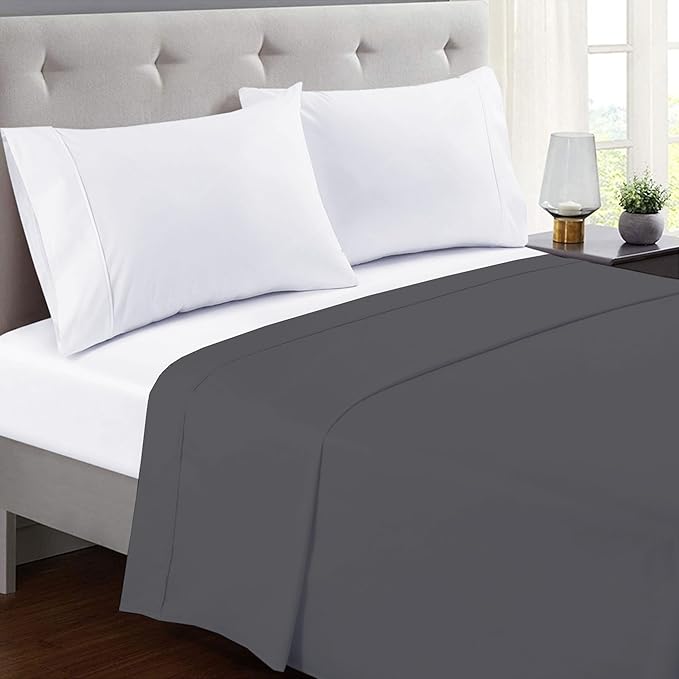 GOLD TEXTILES Queen Flat Sheet 24 Pack – Brushed Microfiber Top Sheets - Image 2