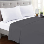 GOLD TEXTILES Queen Flat Sheet 6 Pack – Brushed Microfiber Top Sheets - Image 2