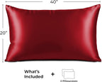 Pure Bedding Satin Pillowcase 2 Pack - Image 6