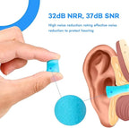 VOISEN 60 Pairs Foam Ear Plugs, Ear Plugs - Image 4