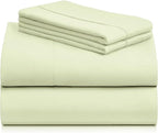 LuxClub 4 PC Sheet Set Bed Sheets Deep Pockets 16" Eco Friendly Wrinkle Free - Image 8