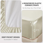 CozyLux Satin Sheets King Size Sheet Set - Image 4